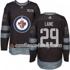 Adidas Maillot de Hockey Winnipeg Jets Patrik Laine 29 1917-2017 100th Anniversary Noir Authentic - Homme